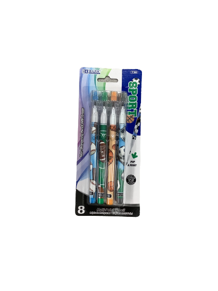 8 PK Theme Mechanical Pencils