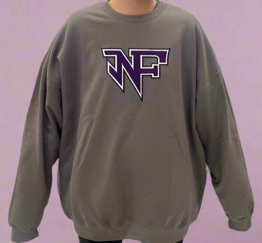 NF Grey Fleece Crewneck