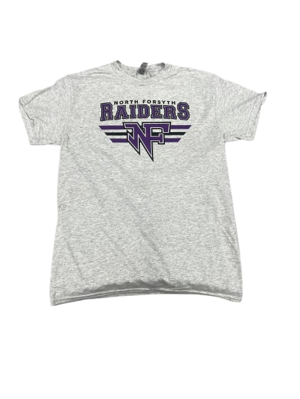 North Forsyth Raider NF Gray T-shirt