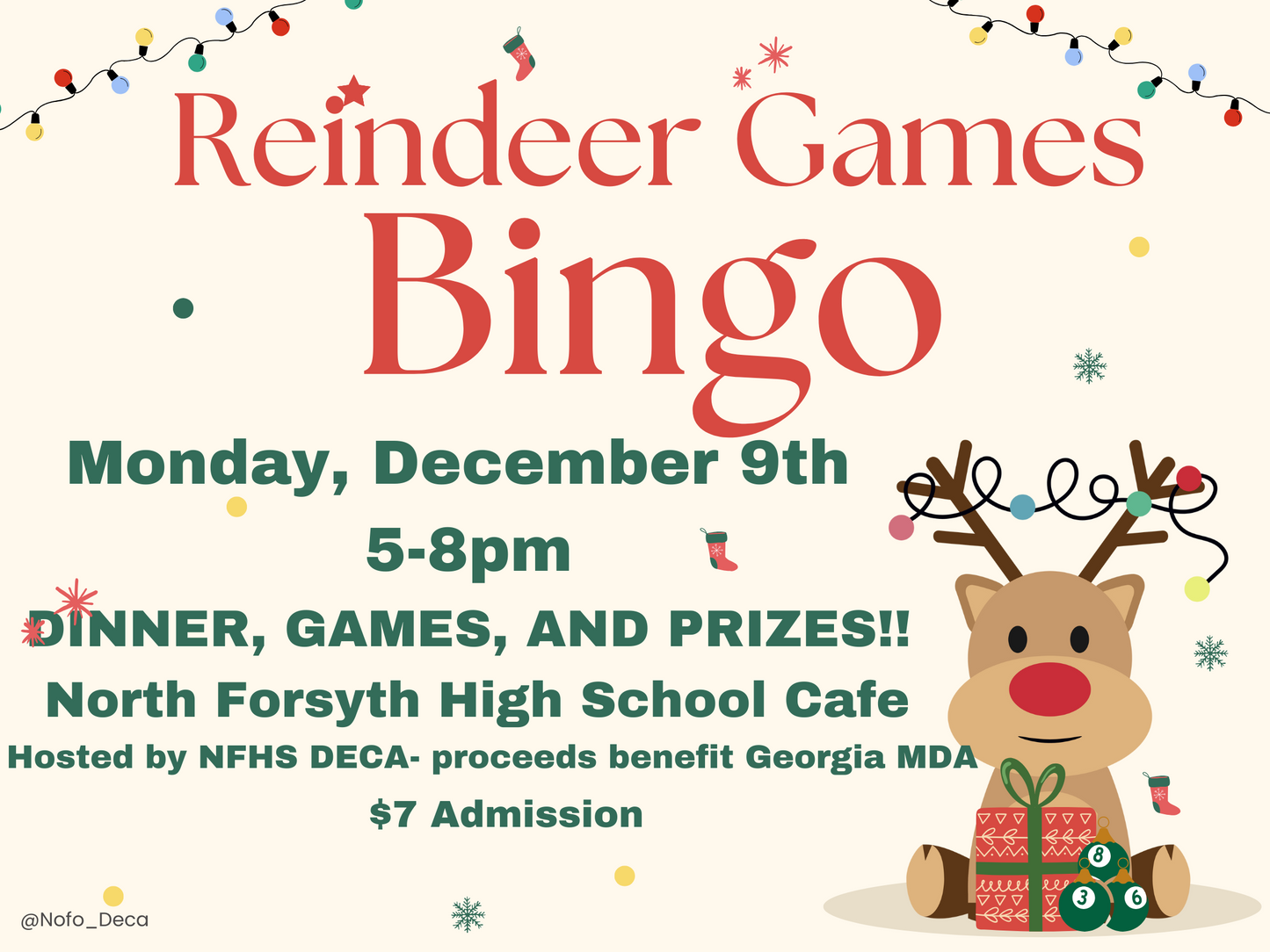 Reindeer Games BINGO