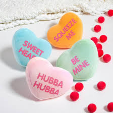 Plush VDay Conversation Heart